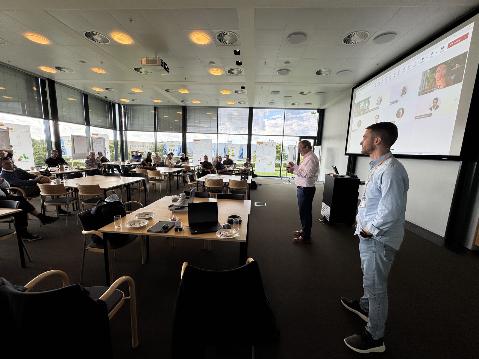 In-house training session
